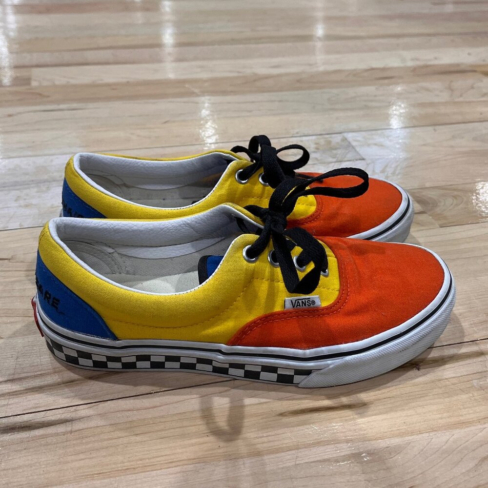 Custom Authentic Lowpro VANS "Messy Hair Don't Care" Wo's Sz 6.5 Men's 5.0